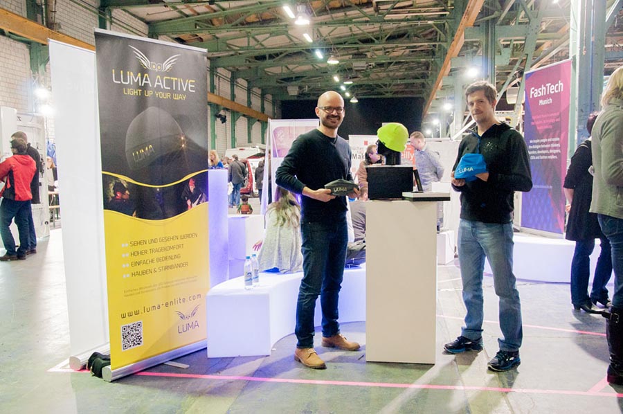 FashTech Munich shows electronic couture, Luma Active combining valuable and breathable textiles with an efficient and durable LED system